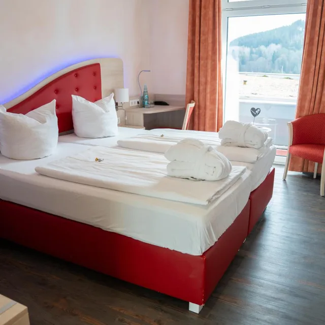 غرفة قياسية بسرير مزدوج بإطلالة على الفناء، Hotel Hochsauerland 2010 1/10