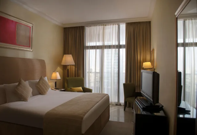 شقة بسرير كينج بإطلالة على المدينة بغرفة نوم واحدة، Two Seasons Hotel & Apartments Dubai 2/6