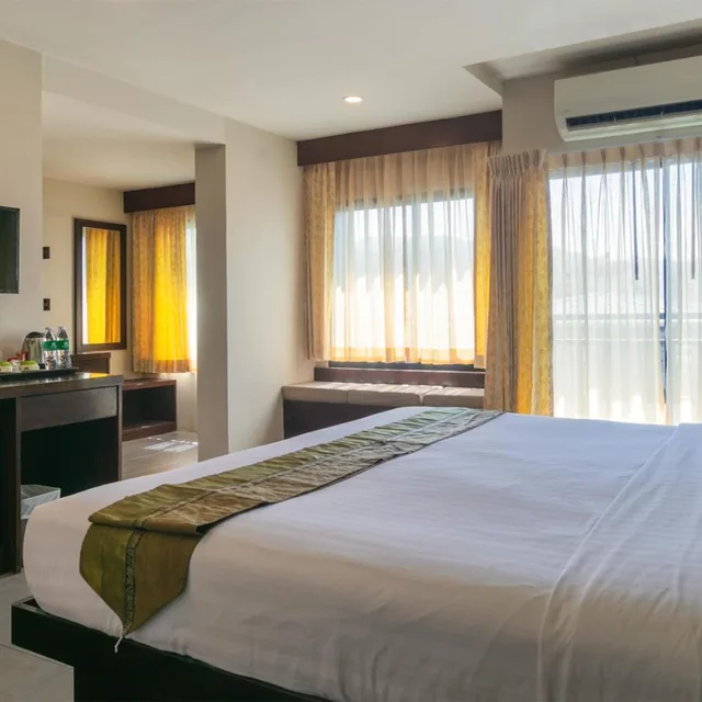 غرفة ديلوكس بسرير مزدوج، Gu Hotel 5/10