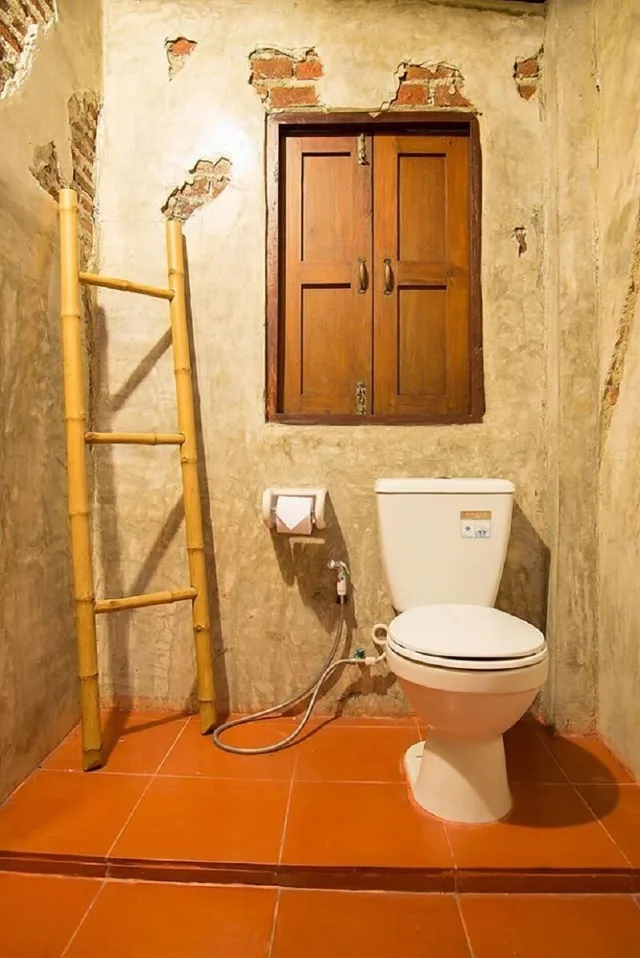 غرفة عائلية بسرير مزدوج وسرير بطابقين، Baan Chompoo Homestay 2/2
