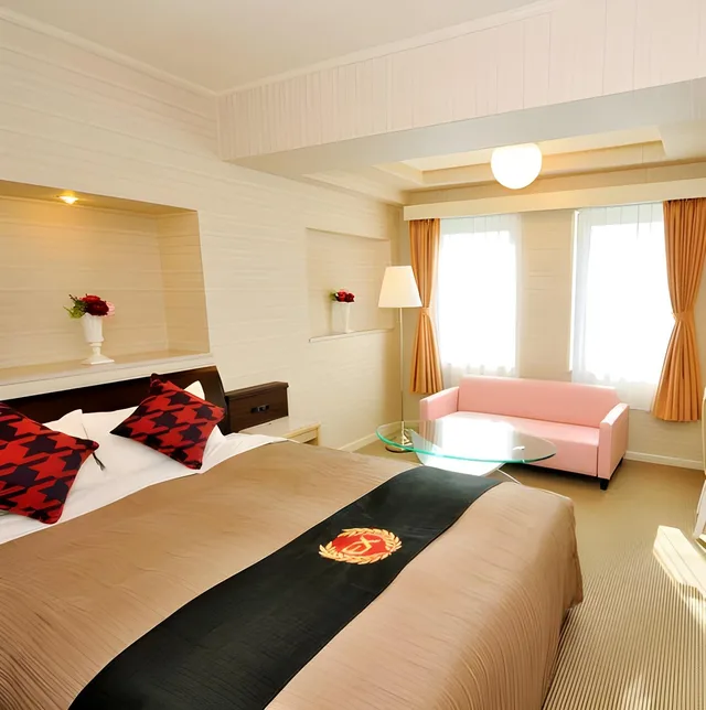غرفة متصلة قياسية بسرير مزدوج، Grand Park Hotel Excel Kisarazu 1/1