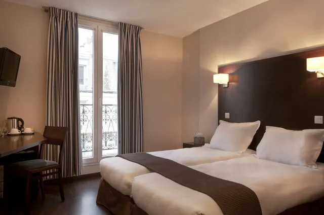 غرفة قياسية بسريرين منفصلين، Hôtel Verlain 2/10