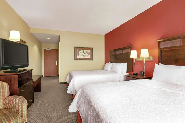 room, 2 queen beds, smoking, Hampton Inn and Suites Lawton 1/2