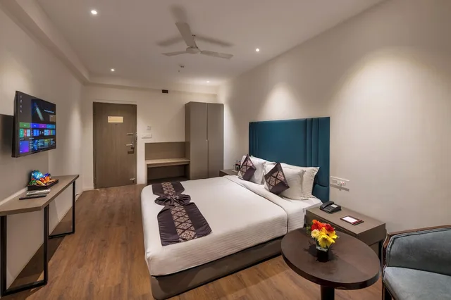 غرفة تنفيذية بسرير مزدوج، Lords Eco Inn Dahej 5/7