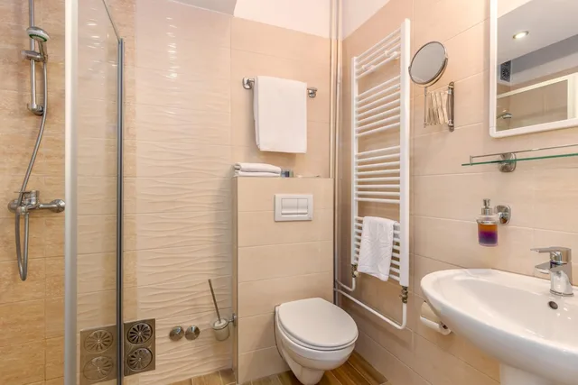 غرفة عائلية بإطلالة على البحر، Hotel Omorika Crikvenica 10/10