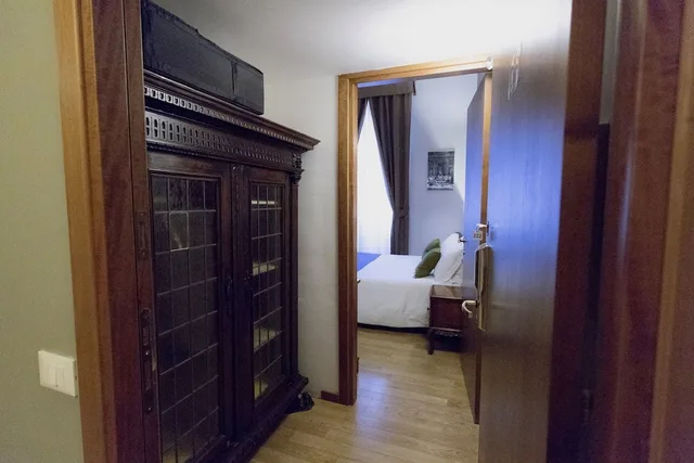 غرفة ديلوكس بسرير كوين مع أريكة، Navona Residenza De Charme 6/10