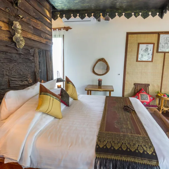 غرفة ديلوكس بسرير مزدوج بشرفة، Bong Thom Forest Lodge 2/10