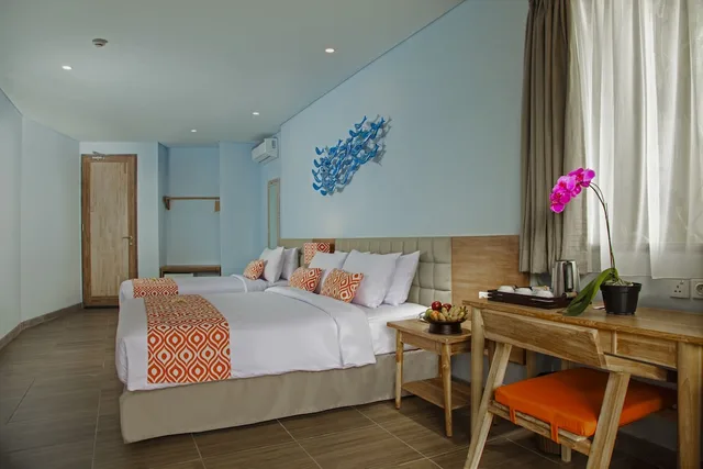 غرفة عائلية بسرير كينج وسرير فردي، Mahagiri Resort Nusa Lembongan 2/4