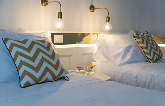 جناح عائلي بسريرين مزدوجين مع أريكة، Residence Ten Suite 6/9