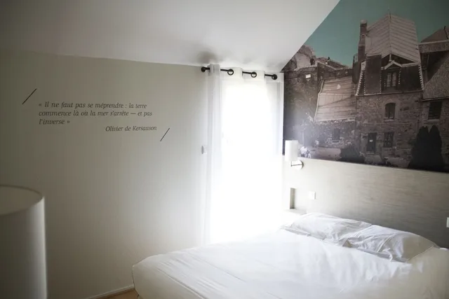 غرفة إليت بسرير مزدوج أو سريرين منفصلين، The Originals Saint Brieuc Nord Au Chene Vert 3/9