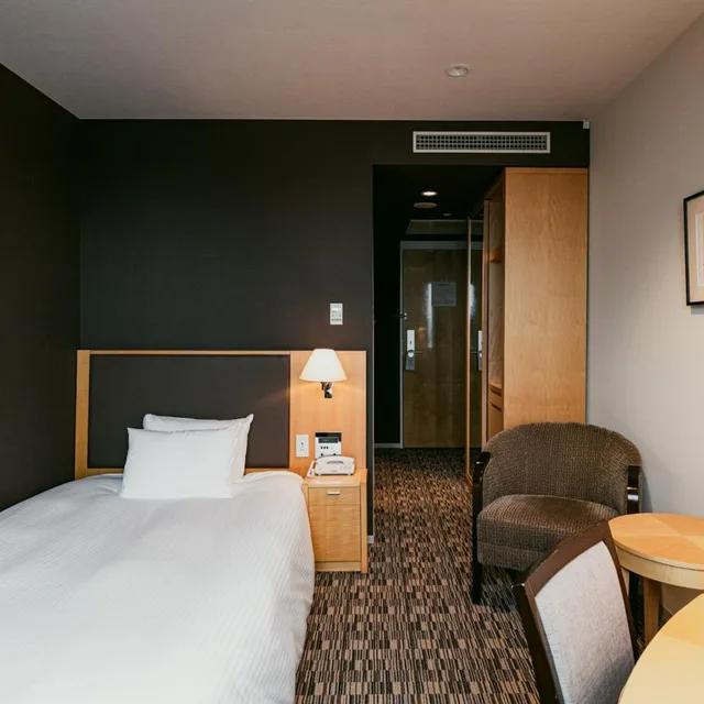 غرفة صغيرة مزدوجة كومفورت للمدخنين، Oarks Canal Park Hotel Toyama 2/3