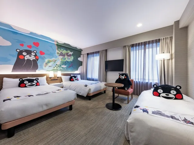 غرفة قياسية بسريرين منفصلين مع أريكة، Mitsui Garden Hotel Kumamoto 1/3