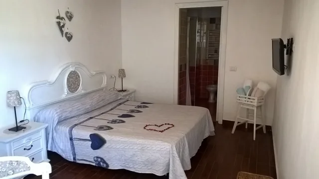 غرفة رومانسية بسرير كوين، B&B Pompeilog 1/7