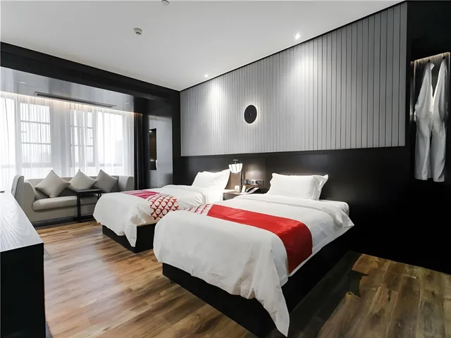 غرفة ديلوكس بسريرين منفصلين، GreenTree Eastern Yingtan City Guixi Municipal Government Hotel 1/1