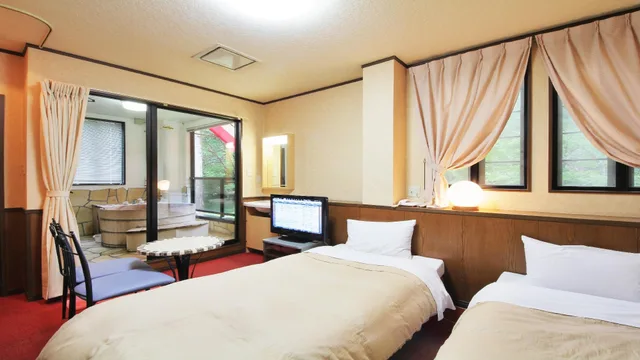 Standard, Twin Beds, Mountain View, Outdoor Bath, Smoking, Hotel Euro City 1/1