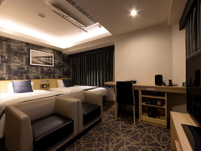 غرفة بسرير مزدوج أو سريرين منفصلين، Hotel Actel Nagoyanishiki 1/1
