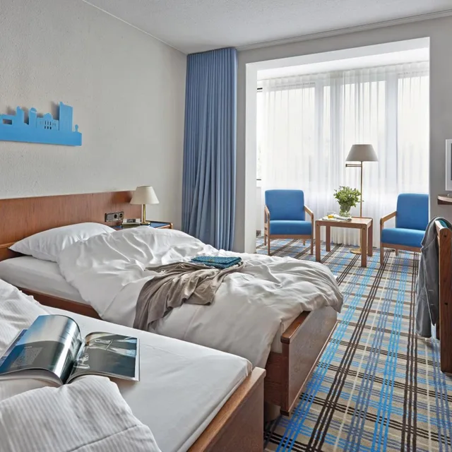 غرفة قياسية بسرير مزدوج، Seaside Residenz Hotel Chemnitz 1/6
