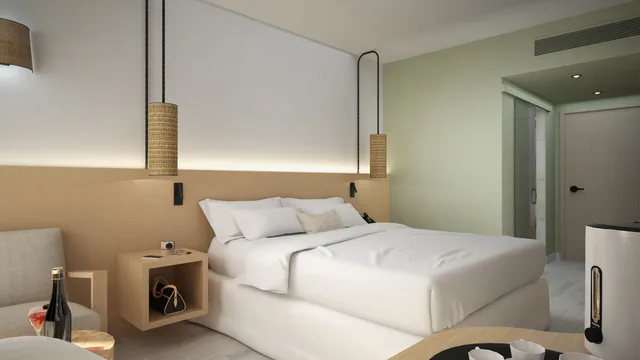 جناح بسرير كينج بإطلالة على البحر، Eleals Boutique Hotel 2/4