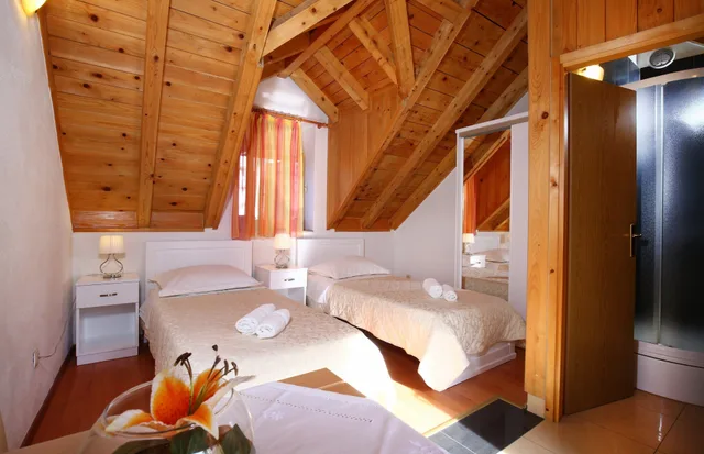 غرفة بسريرين منفصلين، Villa Matejuska 8/10