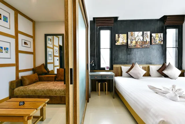 غرفة ديلوكس بسرير مزدوج أو سريرين منفصلين، Casa Bella Phuket 1/3
