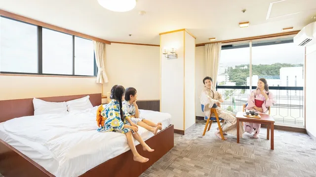 غرفة يابانية غربية سوبيريور بفرشتي فوتون بحوض استحمام، Yukai Resort Saichoraku 1/2