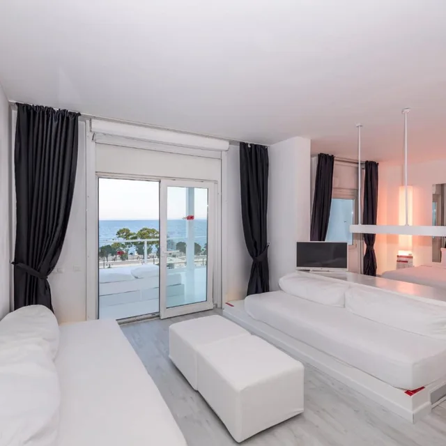 غرفة عائلية بسرير كينج بإطلالة على البحر، SU HOTEL (EX SUNIS SU) 1/10