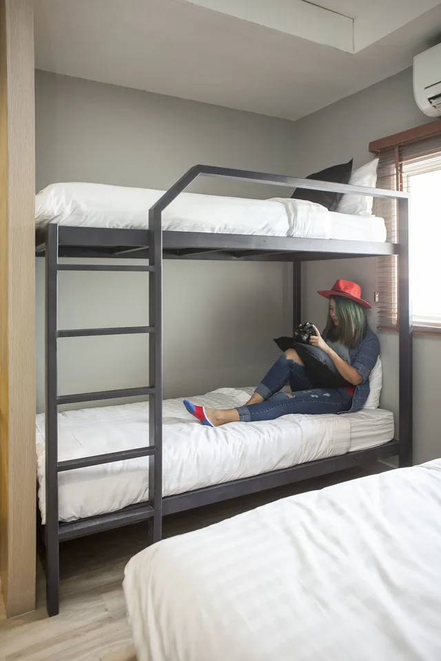 غرفة عائلية بسرير مزدوج وسرير بطابقين، GN Luxury Hostel 1/5