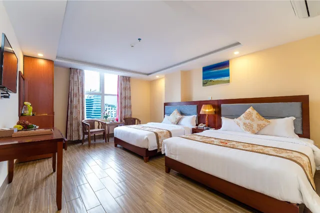 غرفة ديلوكس بسريرين كوين، Nhat Minh Hotel And Apartment 1/3