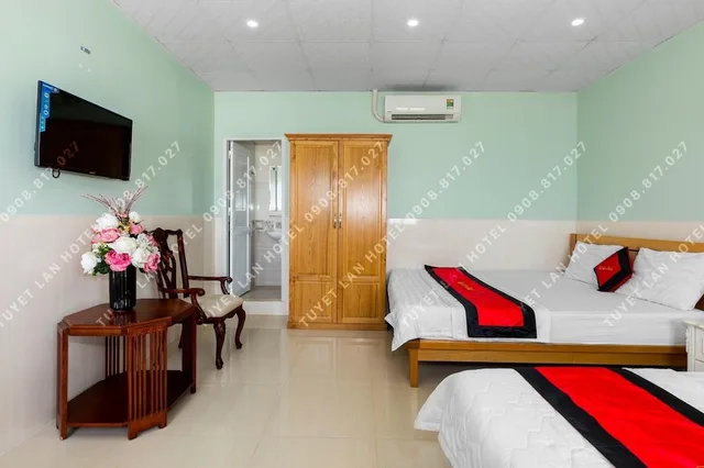 غرفة عائلية رباعية بسريرين مزدوجين، Tuyet Lan Hotel 5/10