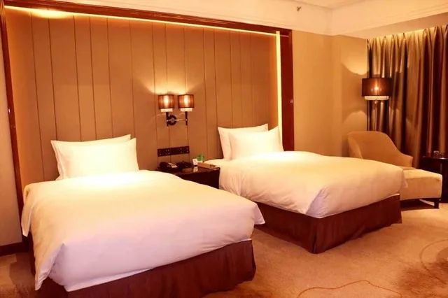 غرفة ديلوكس بسريرين منفصلين، Wyndham Grand Plaza Royale Xianglin Shaoyang 1/1