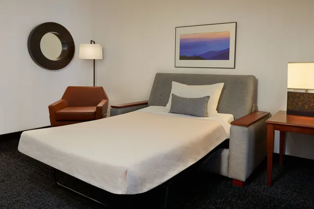 استوديو بسريرين كوين مع أريكة، Courtyard Calgary Airport 3/7