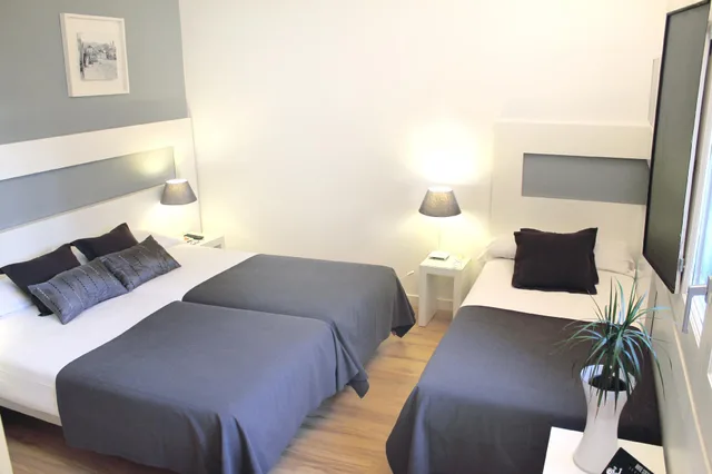 Room, Double Bed, Sofa, Sitges Hotel 1/2