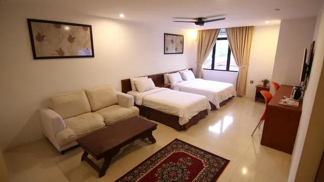 غرفة عائلية بسرير مزدوج وسرير فردي، Ag Hotel Penang 1/1