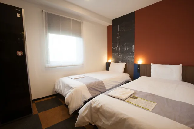 غرفة بسريرين منفصلين، Henn na Hotel Tokyo Haneda 3/10