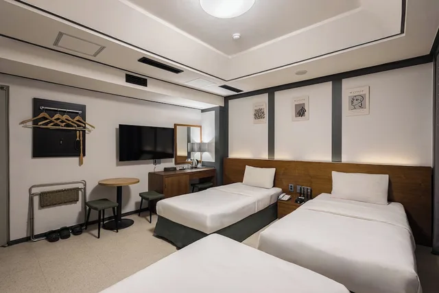 غرفة ثلاثية بثلاثة أسرّة، Insadong Crown Hotel 10/10