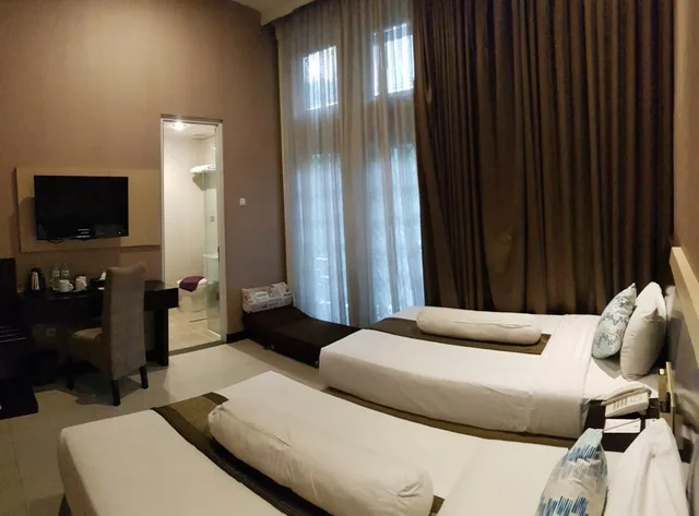 غرفة ديلوكس بسرير مزدوج بإطلالة، Vio Cimanuk Hotel 3/4