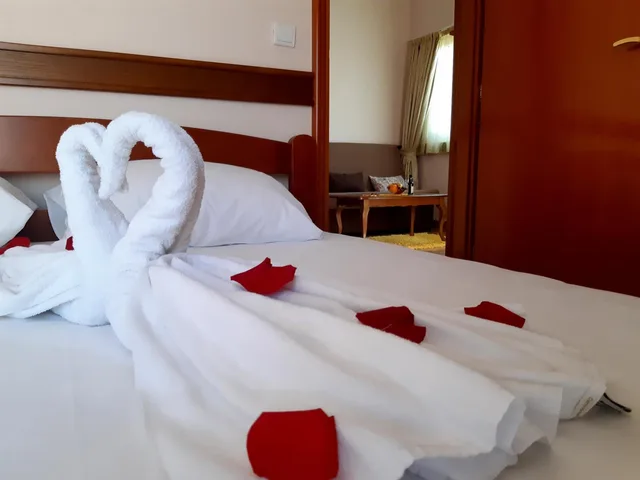 جناح بسرير مزدوج بإطلالة على البحر بشرفة، Garni Hotel Koral 1/4