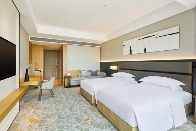 غرفة ديلوكس بسريرين منفصلين، DoubleTree by Hilton Ya an 1/3