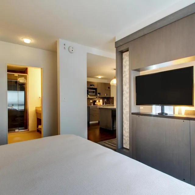 استوديو بسريرين كوين لذوي الإعاقة، Hyatt House Chicago/Evanston 4/6