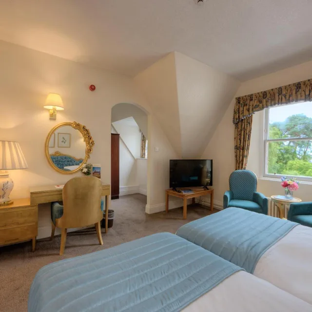 غرفة قياسية بسريرين منفصلين بإطلالة على الحديقة، Muthu Newton Hotel 7/10