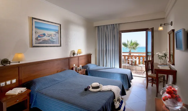 غرفة عائلية بسرير مزدوج وسريرين منفصلين بغرفة نوم واحدة، Cactus Beach Hotel 4/8