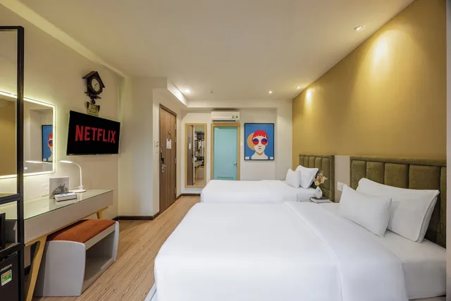 غرفة بريميوم ديلوكس بسريرين منفصلين، A25 Hotel - 55 Le Anh Xuan 5/10