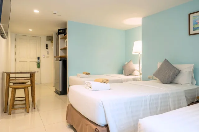 استوديو ثلاثي في طابق منخفض، Sabai Sathorn Serviced Apartment 1/6