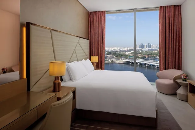 2 Bedrooms, Creek, Apartment, King and Twin Beds, Terrace، Hilton Dubai Creek Hotel & Residences 4/7