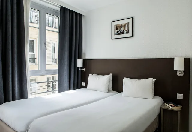 غرفة بسريرين منفصلين، Hotel Beaurepaire 1/1