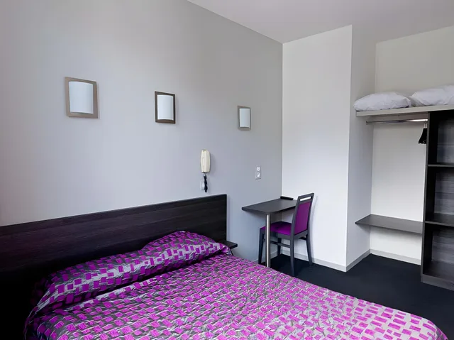 غرفة مفردة بسرير مزدوج، Hotel Saint Etienne 1/1