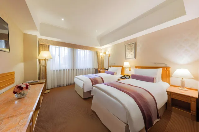 غرفة قياسية بسريرين منفصلين، Cosmos Hotel Taipei 1/1