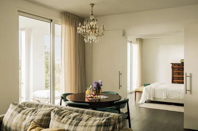 جناح جونيور بسرير كينج مع أريكة، Senhora Da Rosa Tradition And Nature Hotel 5/10