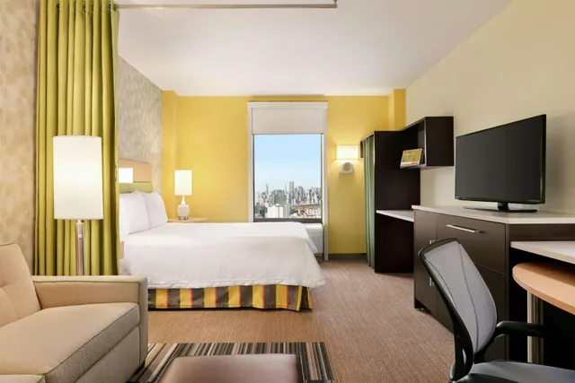 استوديو بسرير كوين بإطلالة، Home2 Suites by Hilton New York Long Island City/ Manhattan View 1/2