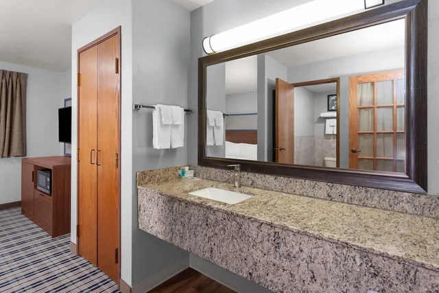 جناح ديلوكس بسرير كينج بغرفة نوم واحدة، AmericInn by Wyndham Green Bay West 6/7